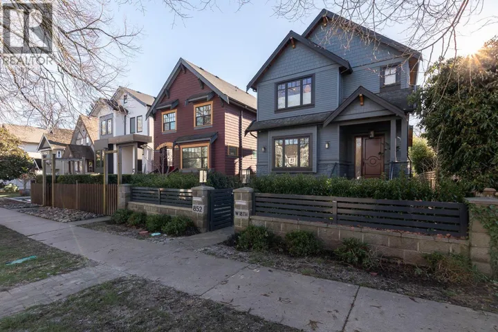 852 W 18TH AVENUE, Vancouver, British Columbia V5Z1W3