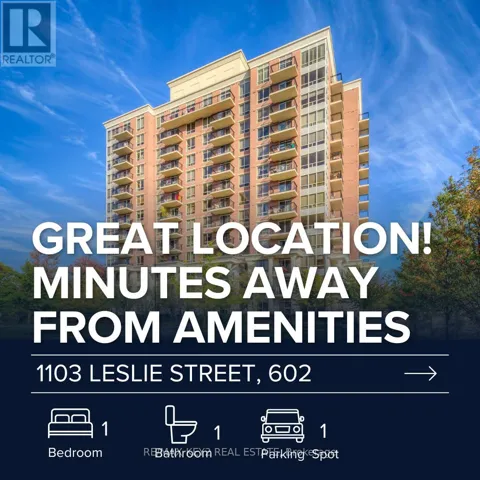 602 - 1103 LESLIE STREET, Toronto (Banbury-Don Mills), Ontario M3C4G3