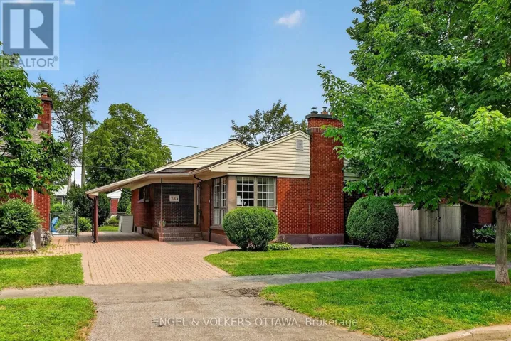 783 WINGATE DRIVE, Ottawa, Ontario K1G1S2