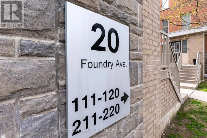 120 - 20 FOUNDRY AVENUE, Toronto (Dovercourt-Wallace Emerson-Junction), Ontario M6H4L1
