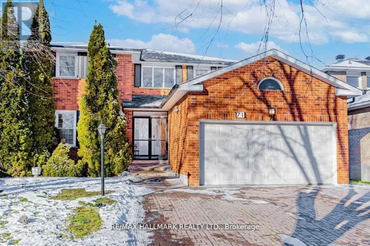 BSMT - 71 CRYSTAL DRIVE, Richmond Hill (Mill Pond), Ontario L4C7Y7