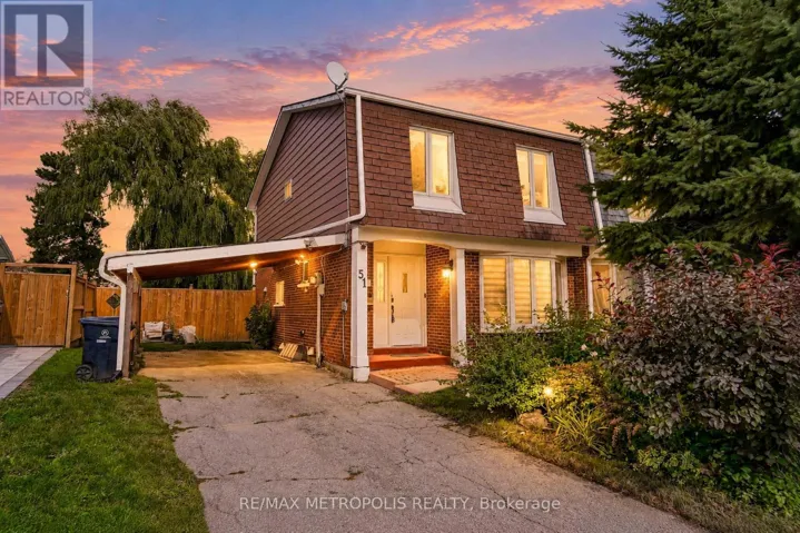MAIN & UPPER - 51 NAHANNI TERRACE, Toronto (Malvern), Ontario M1B1B9