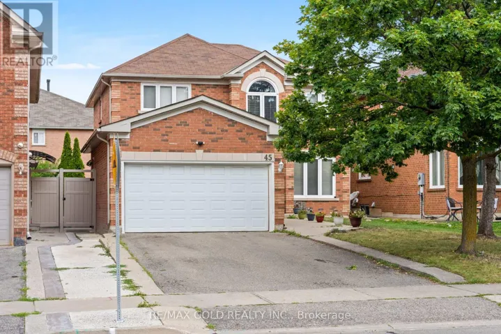 45 EAGLERIDGE DRIVE, Brampton (Sandringham-Wellington), Ontario L6R1G1