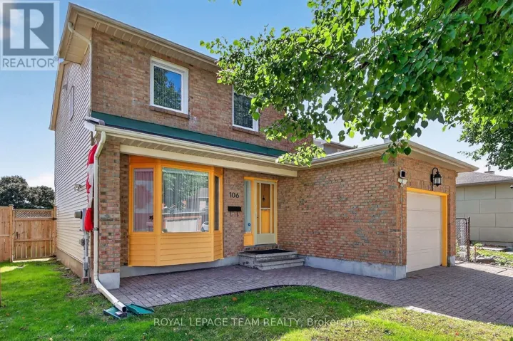 106 FOUR SEASONS DRIVE, Ottawa, Ontario K2E7S1