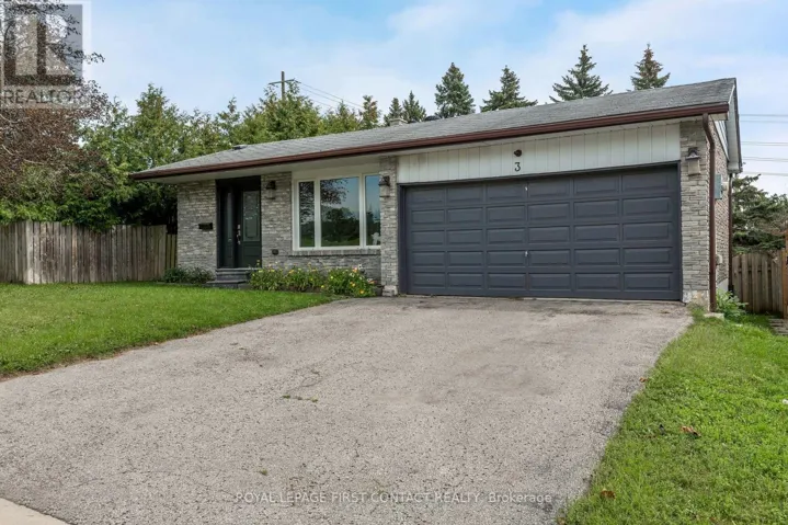 3 OREN BOULEVARD, Barrie (Sunnidale), Ontario L4N4T3