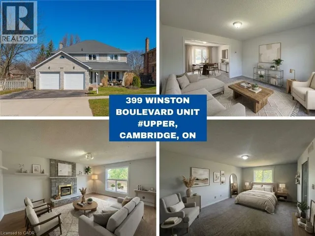 399 WINSTON Boulevard Unit# Upper, Cambridge, Ontario N3C3Y2