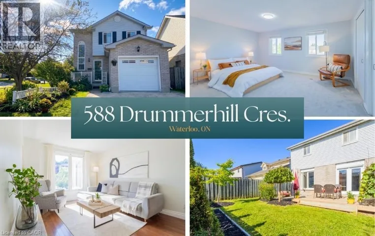 588 DRUMMERHILL Crescent, Waterloo, Ontario N2T1G4
