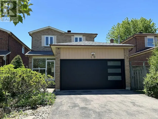 40 BENDAMERE CRESCENT, Markham (Raymerville), Ontario L3P6Y1
