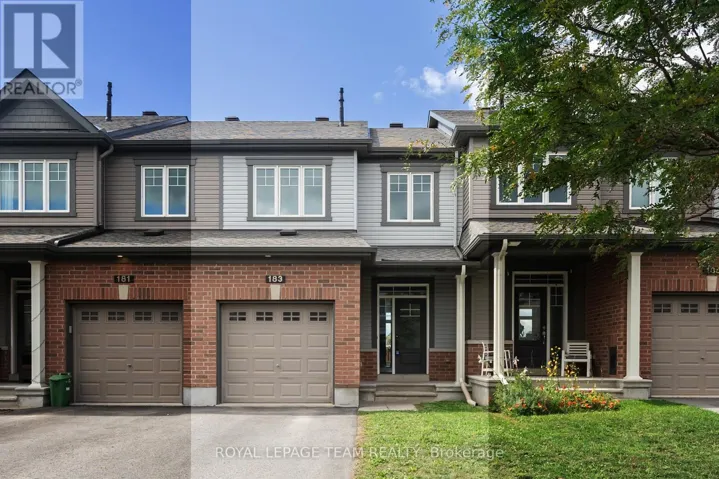183 BANDELIER WAY, Ottawa, Ontario K2S2J5