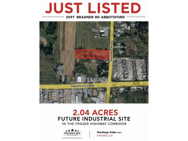 3097 BRADNER ROAD, Abbotsford, British Columbia V4X1L3