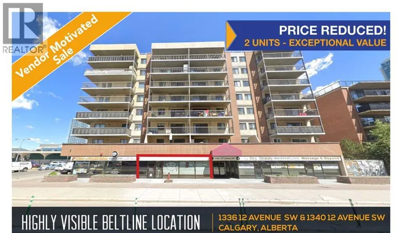 1336 and 1340 12 Avenue SW, Calgary, Alberta T3C0P5