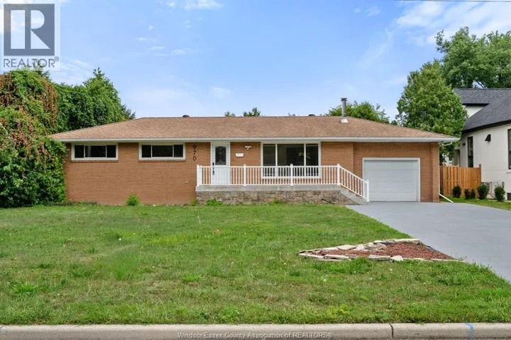 970 Morand STREET, Windsor, Ontario N9G1J4