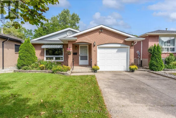 14 ANDREA DRIVE, St. Catharines (Rykert/Vansickle), Ontario L2S3N7