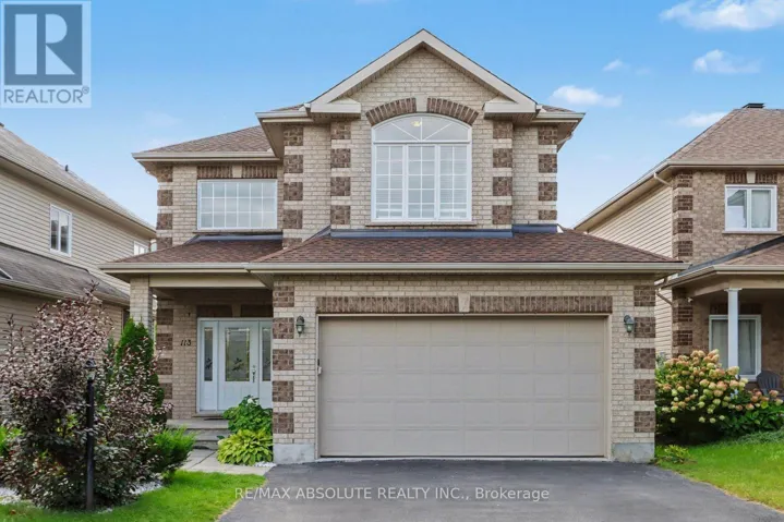 113 SIROCCO CRESCENT, Ottawa, Ontario K2S2E1