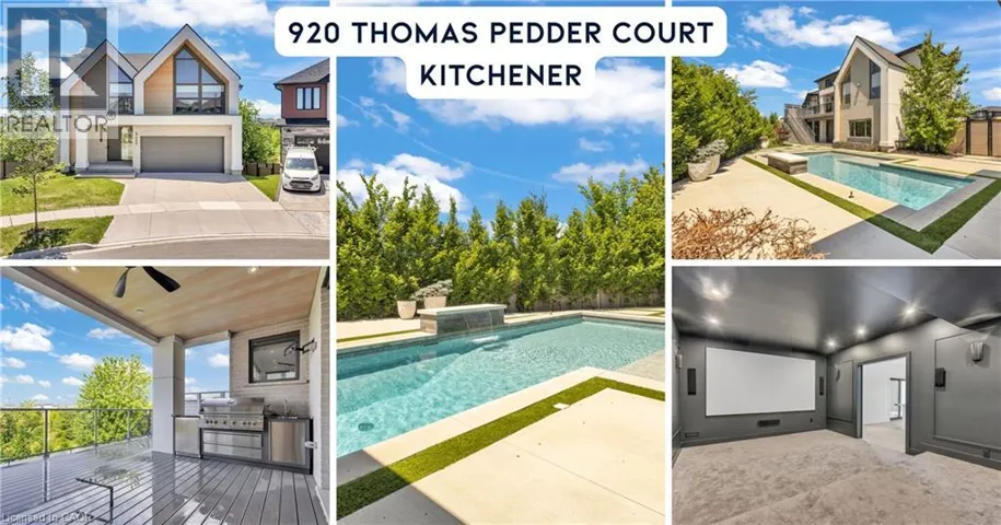 920 THOMAS PEDDER Court, Kitchener, Ontario N2P0C2
