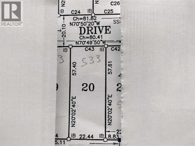 V/L PALLIES Unit# LOT 20, LaSalle, Ontario N9J0E7