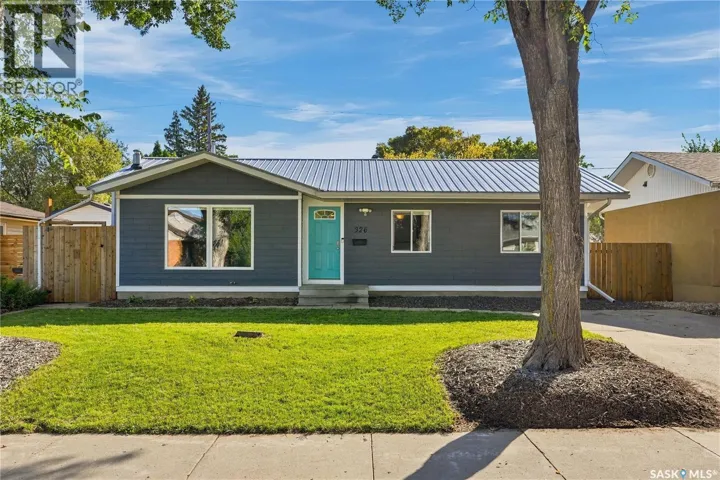 326 Vancouver AVENUE N, Saskatoon, Saskatchewan S7L3P6