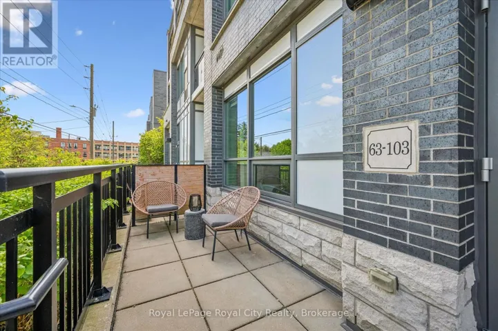 103 - 63 ARTHUR STREET S, Guelph (St. Patrick's Ward), Ontario N1E0A8