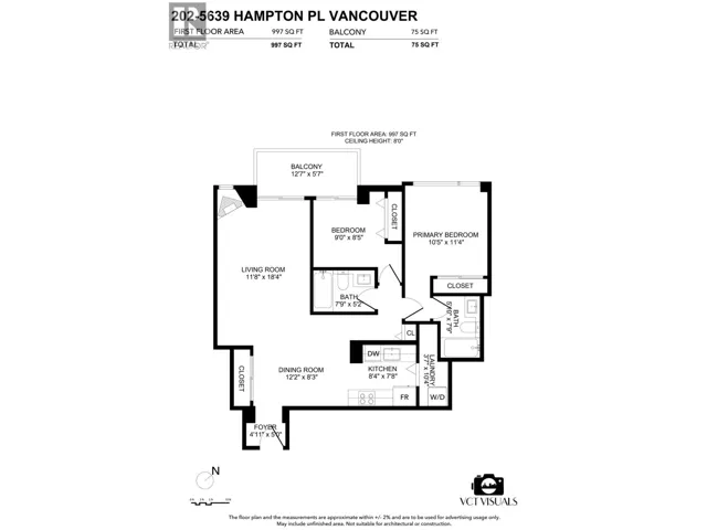202 5639 HAMPTON PLACE, Vancouver, British Columbia V6T2H6