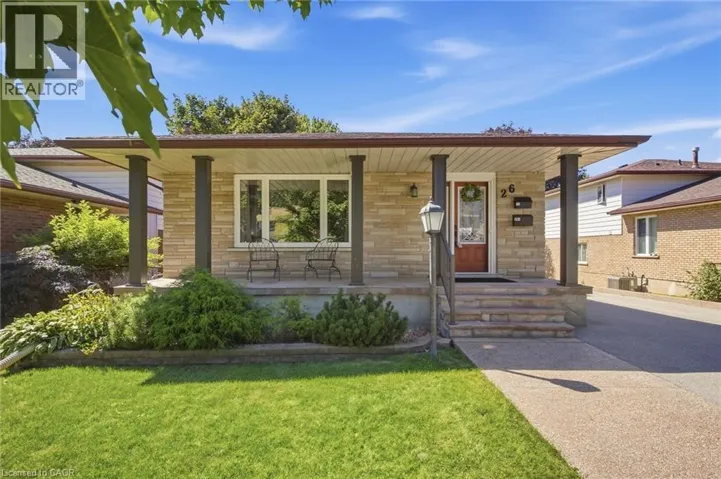 26 ALEXANDER Avenue, Cambridge, Ontario N1R5K6