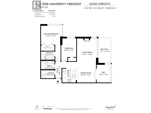 307 9298 UNIVERSITY CRESCENT, Burnaby, British Columbia V5A4X8