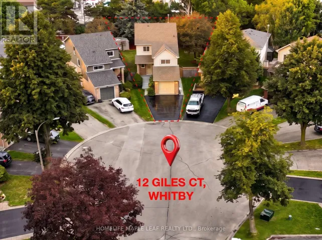 12 GILES COURT, Whitby (Blue Grass Meadows), Ontario L1N8T5