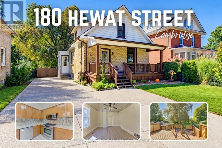 180 HEWAT STREET, Cambridge, Ontario N3H4H1