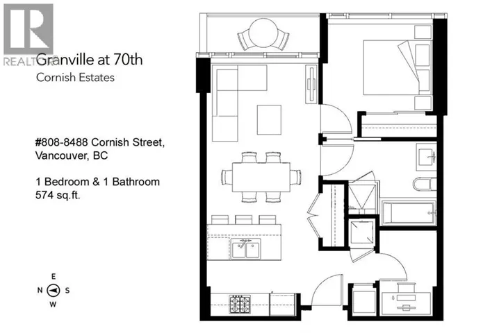 808 8488 CORNISH STREET, Vancouver, British Columbia V6P0C2