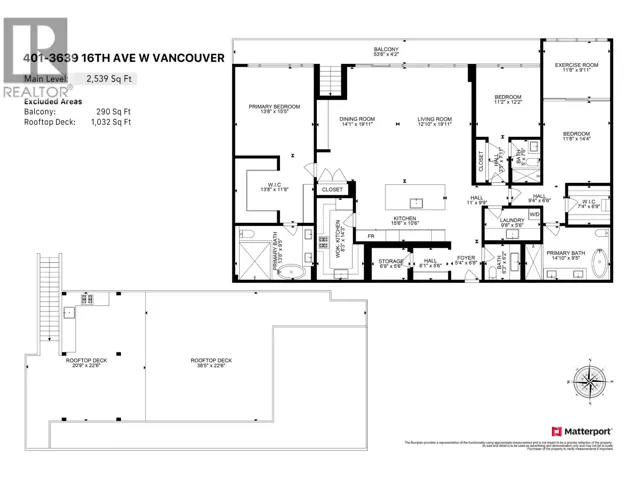 401 3639 W 16TH AVENUE, Vancouver, British Columbia V6R3C3