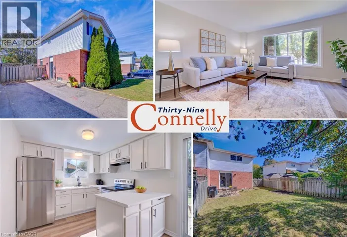 39 CONNELLY Drive, Kitchener, Ontario N2N2T7