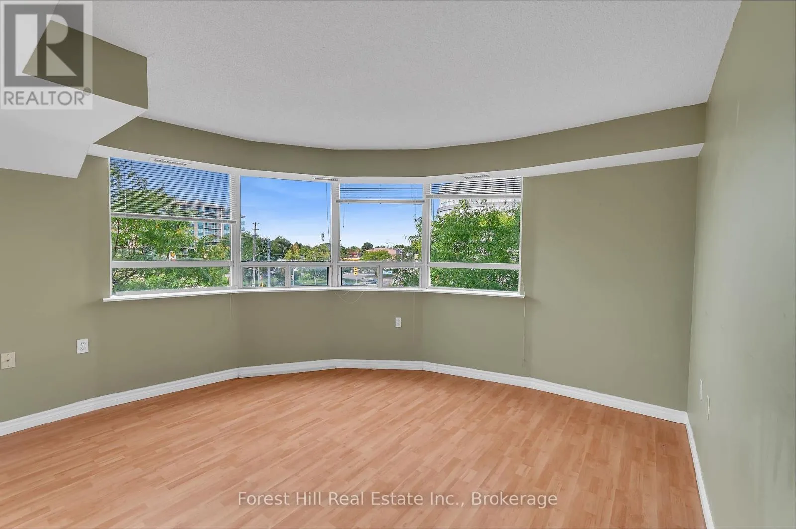 Primary bedroom with mirror closet doors