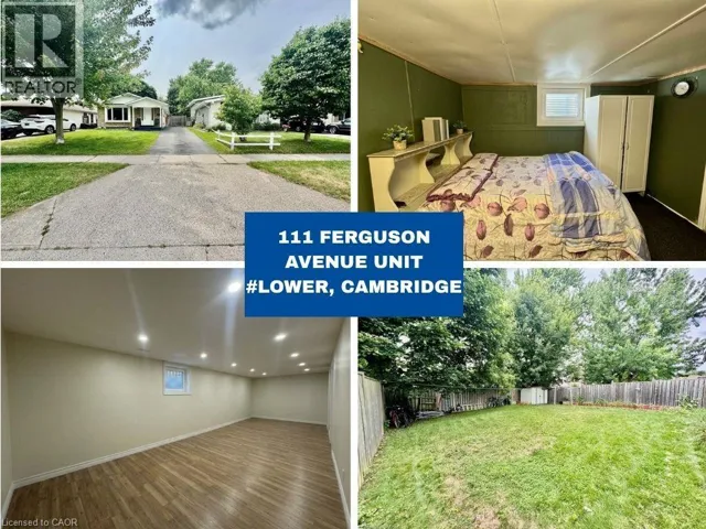 111 FERGUSON Avenue Unit# Lower, Cambridge, Ontario N1R6E9