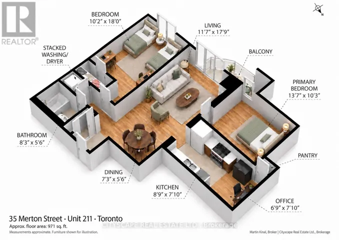 211 - 35 MERTON STREET, Toronto (Mount Pleasant West), Ontario M4S3G4