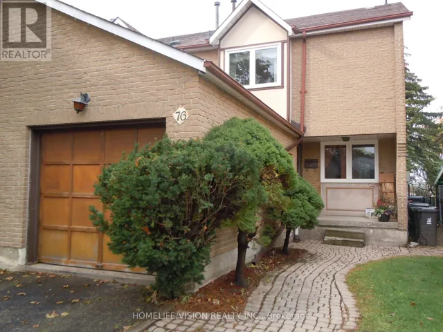 76 CRAYFORD DRIVE, Toronto (Steeles), Ontario M1W3B6