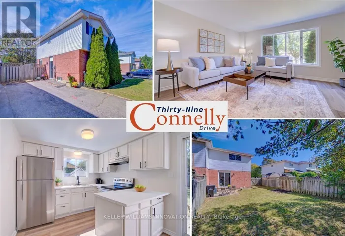 39 CONNELLY DRIVE, Kitchener, Ontario N2N2T7