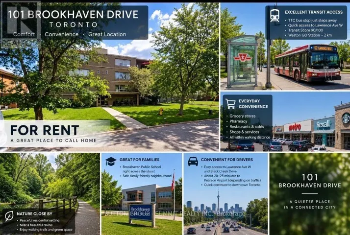 305 - 101 BROOKHAVEN DRIVE, Toronto (Brookhaven-Amesbury), Ontario M6M4P1