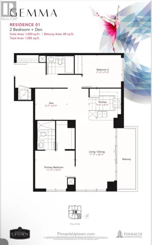 1701 - 15 WATER GARDEN W, Mississauga (Hurontario), Ontario L5R0H4