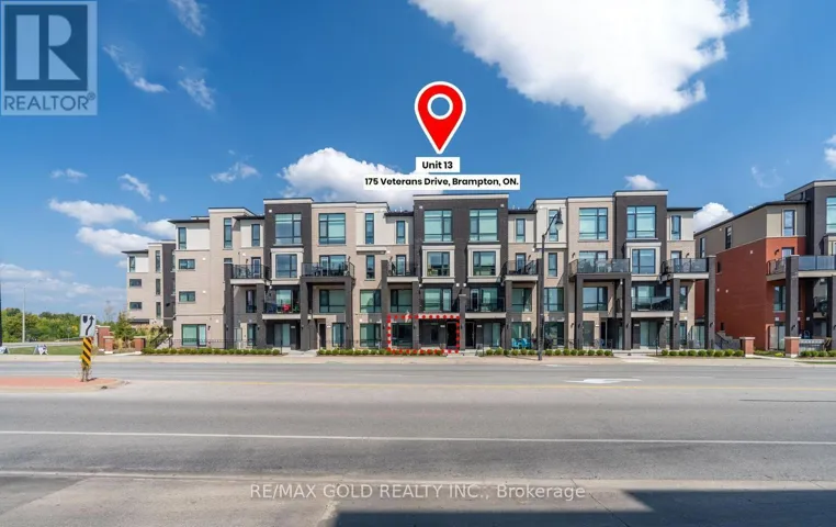 13 - 175 VETERANS DRIVE, Brampton (Northwest Brampton), Ontario L7A5L2