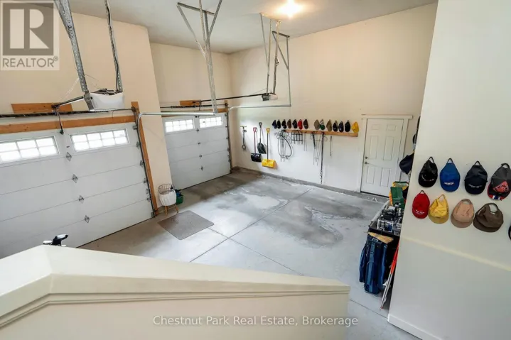 Spacious 2 car garage w/inside entry to basement