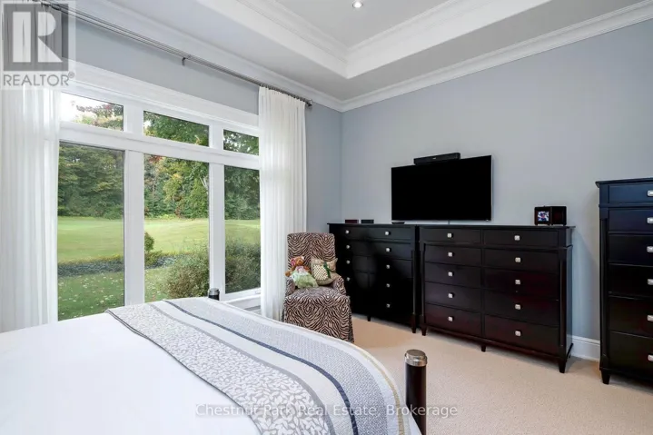 Primary bedroom views to the golf course