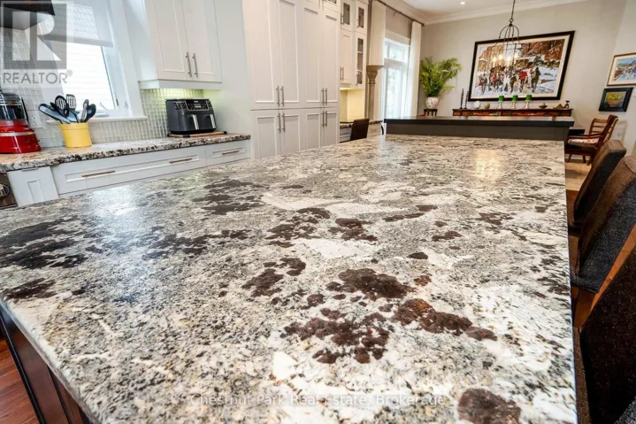 \"Crazy Horse\" custom counters in kitchen