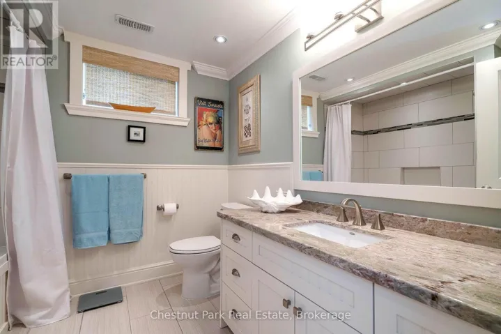 4 pc bathroom in the basement