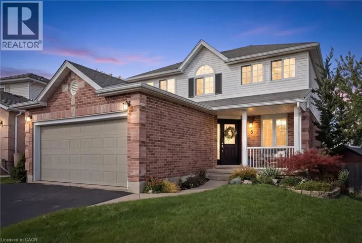 6 BRANWOOD Place, Kitchener, Ontario N2A4C3
