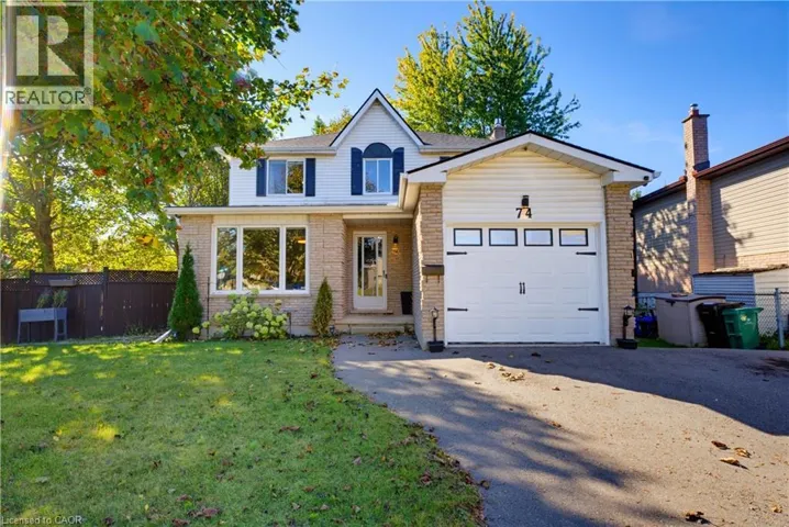 74 STIRLING MACGREGOR Drive, Cambridge, Ontario N1S4T1