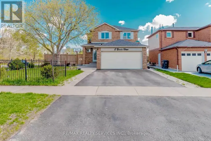 2 GERVAIS DRIVE, Brampton (Fletcher's West), Ontario L6Y2Z2