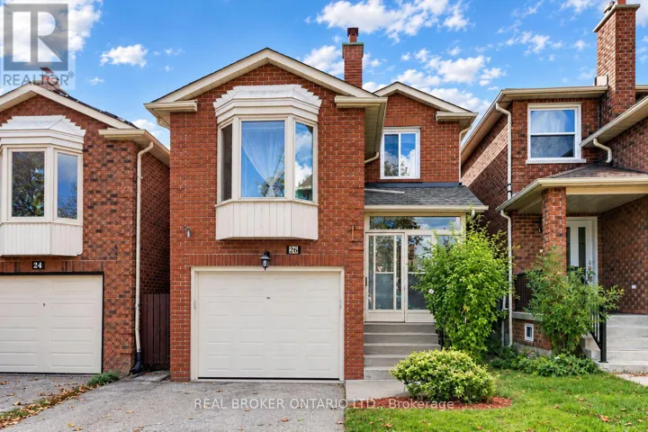 26 WHITE BOULEVARD, Vaughan (Brownridge), Ontario L4J5Z3