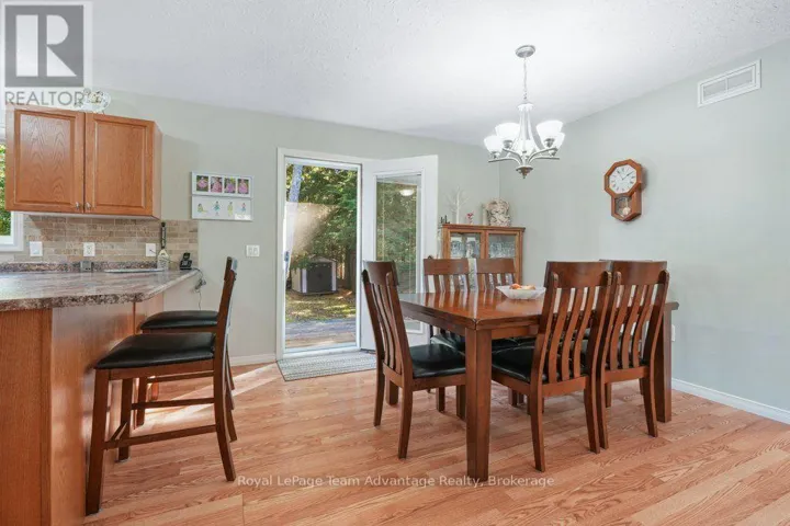 Dining Room with Door to Back Deck
