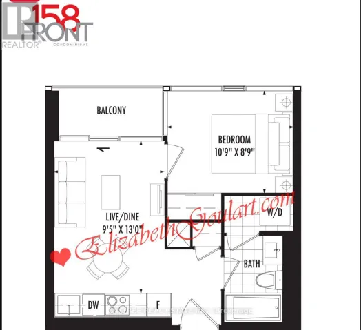 1212 - 158 FRONT STREET N, Toronto (Moss Park), Ontario M5A0K9