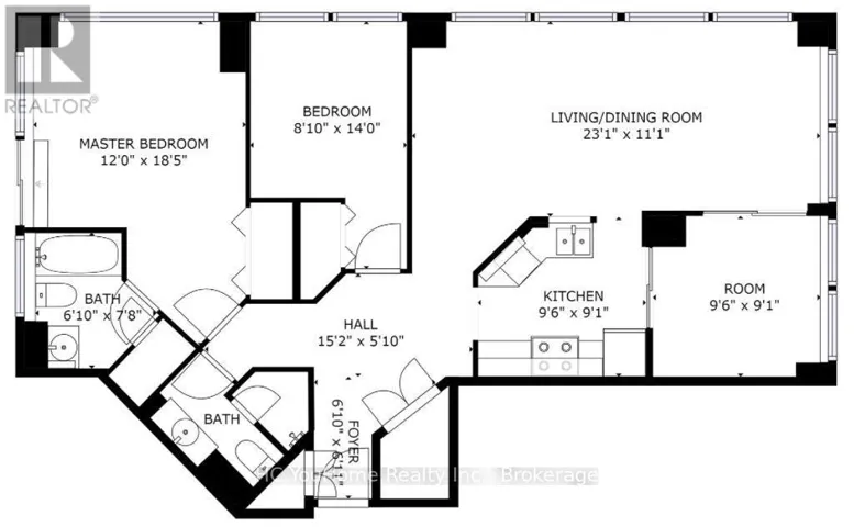 212 - 24 WELLESLEY STREET W, Toronto (Bay Street Corridor), Ontario M4Y2X6