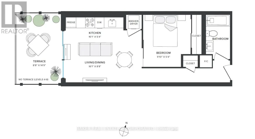 308 - 100 MILL STREET, Toronto (Waterfront Communities), Ontario M5A0Y1